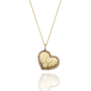 HEART IN BLOOM NECKLACE